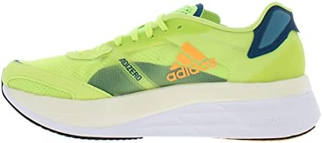 Adidas Adizero Boston 10 Sapatos masculinos Tamanho 11.5, cor: Neon/laranja