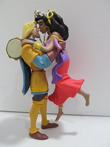 Hallmark Disney's Phoebus & Esmeralda Hunchback de Notre Dame 1997 Ornamento de lembrança qxd6344