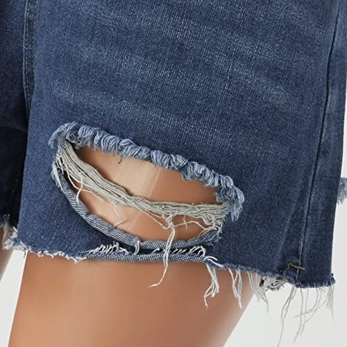 Shorts de jeans brancos de fvowoh jeans shorts jeans shorts femininos novos shorts femininos de jeans high ripped jean