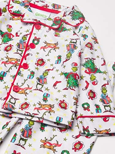 Dr. Seuss Boys 'Grinch 2 peças de pijama conjunto