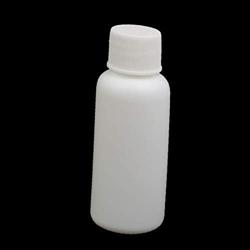 X-Dree 20ml HDPE Plástico Tampa de parafuso Laboratório Reagente Bottle de armazenamento Branco (Bottiglia di Plasticha