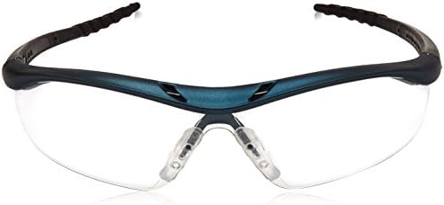 MCR Safety DL310AF Dallas Segurança Os óculos com estrutura metálica azul e lente anti-gelo clara
