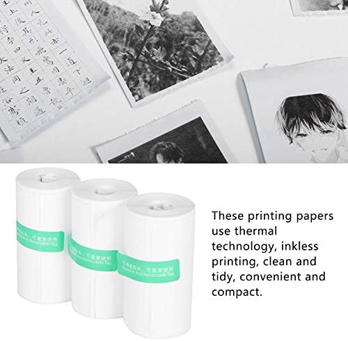 Papel de impressão, adesivos térmicos, suprimentos de impressoras de recebimento de título errado, 3 impressoras térmicas