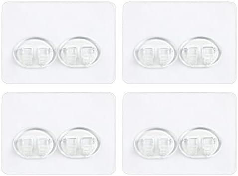 4 PCs ganchos adesivos adesivos/ganchos de parede adesivos sem pregos, tiras adesivas para o banheiro Caddy de chuveiro de