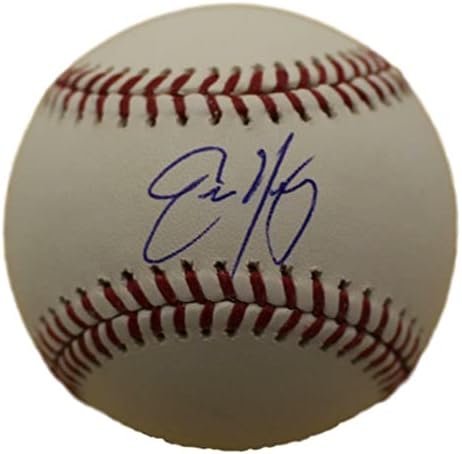 Eric Young autografado/assinado Colorado Rockies OML Baseball JSA 22139 - Bolalls autografados