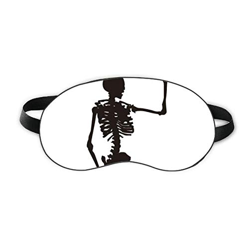 Padrão de decoração do esqueleto humano Padrão do sono escudo macio noturno capa de sombra