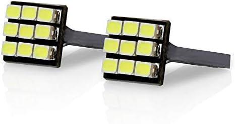 TGP T10 BRANCO 9 LED SMD Placa de placa de lâmpadas Bulbos de lâmpadas 1997-2005 Compatível com Chevrolet Venture