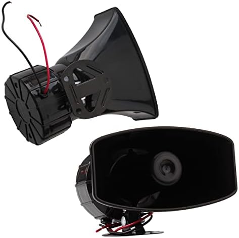 Horn para alerta de carro Alarme da polícia Siren Horn Speaker 12V 100W, Hooter/Ambulância/Sirene/Som de Trânsito Banho