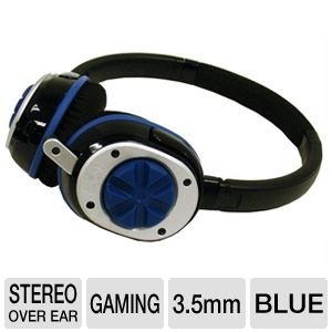 Nox fone de ouvido especializado em áudio e pacote de adaptadores de negociadores - azul