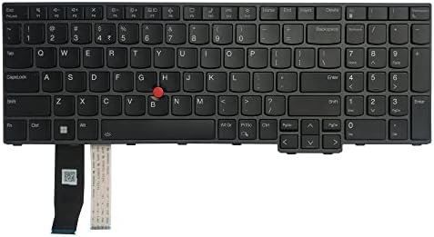 Teclado de substituição de laptop Compatível para Lenovo ThinkPad T16 Gen 1, P16S Gen 1, L15 Gen 3 PK132D63B09 5N21D93791 SN21D93493