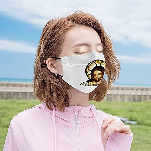 MODEN Reutilabilable lavable roupas de segurança máscaras de poeira tampas de boca imprimem Jesus Cristo deus para a saúde