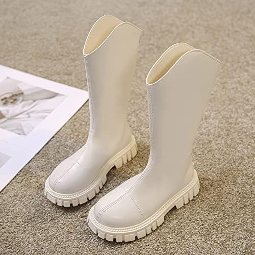 Fashion Autumn e Winter Children Boots Girls Botas Médio