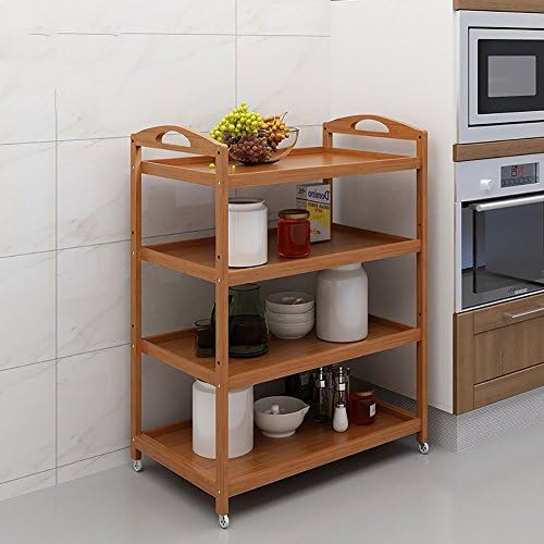 Rack de armazenamento KMMK Adequado para a cozinha sala de estar em casa ， prateleira multicamada carro de jantar multifuncional