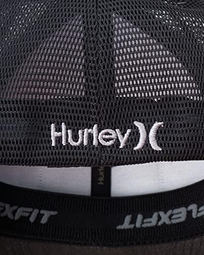 Chapéu masculino Hurley - Icon Flag Mesh Stretch equipado Trucker Cap
