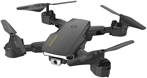 Quitka RC Drone 4K HD Câmera dupla com 4 eixos Aeronaves de controle remoto Aeronaves com luzes Modo sem cabeça A decolagem única