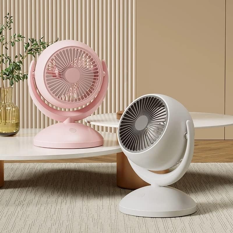 N/A HOMAREY FORTE VENTO CALCHING 360 ° ROTAÇÃO USB Desktop Silent Air Resfresfing Fan para o quarto de casa