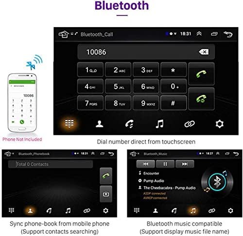 Auto Multimedia Player, Android 9.1 Sistema de 9 polegadas de 9 polegadas Autor de rádio GPS para hy.un.dai Accent