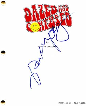 Parker Posey assinou o autógrafo atordoado e confuso script completo do filme B - Co -estrelando: Ben Affleck, Matthew McConaughey,