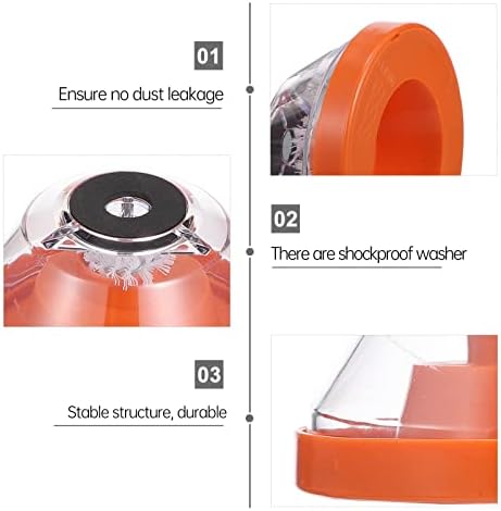 Doitool 2pcs para ferramenta Prática Power Industrial Cover Drill Orange com tigelas Capas Catcher House Housed