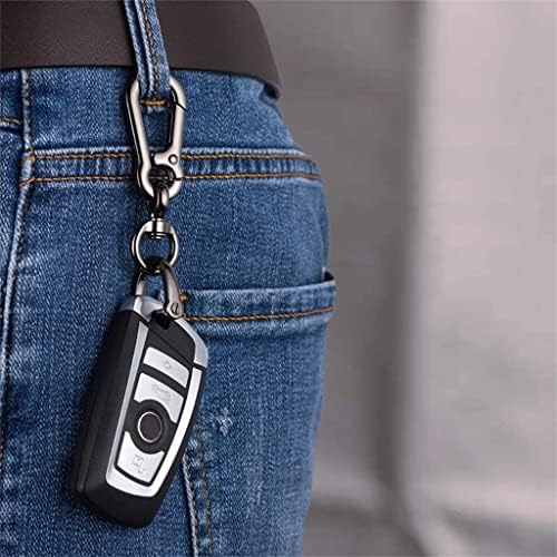 XJJZS Creative Metal Car Keyring Keychain Color Color Gold Keychain Keyring Acessórios (cor: preto, tamanho