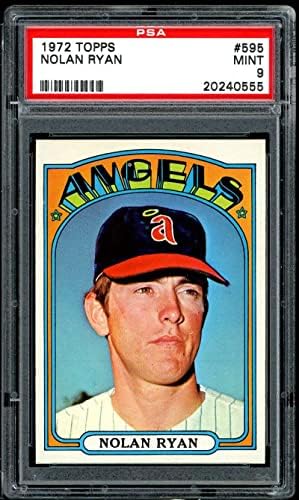 Nolan Ryan Card 1972 Topps 595 PSA 9