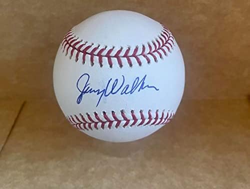 Jerry Walker Orioles/A's/índios assinaram Auto M.L. Baseball BAS Authenticed