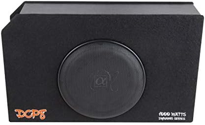 Alphasonik dinamis dcp8 8 polegadas 1000 watts 4-ohm Montagem rasa Sub-woofer fechada em caixa portada para espaços apertados em