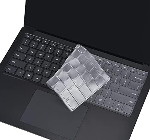 Tampa de teclado Ultra Fin para Microsoft Surface Laptop Studio de 14,4 polegadas Touchscreen Teclado Cobertora de pele, Surface Laptop Studio 14,4 Acessórios de tela sensível ao toque, layout dos EUA