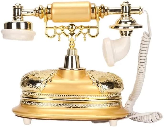 XDCHLK Telefone antigo com fio fixo home telefones vintage clássico de cerâmica home telefon