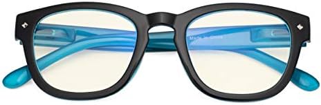 Cessblu vintage azul filtro leve óculos anti -UV Glare Óculos de computador para homens, mulheres lendo tela