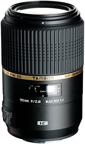 Tamron AFF004C700 SP 90mm f/2.8 DI Macro 1: 1 VC Macro lente para câmeras de Canon EF