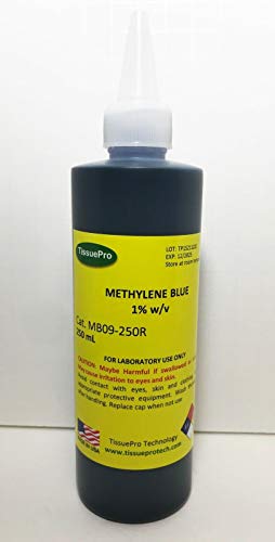 Solução aquosa de 1% de 1% de metileno com tampa de distribuição