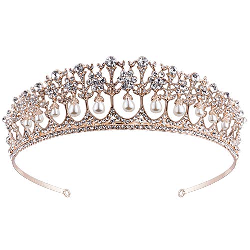 Vijiv Royal Crystal Tiara Coroa de casamento Princesa Princesa Cabeça