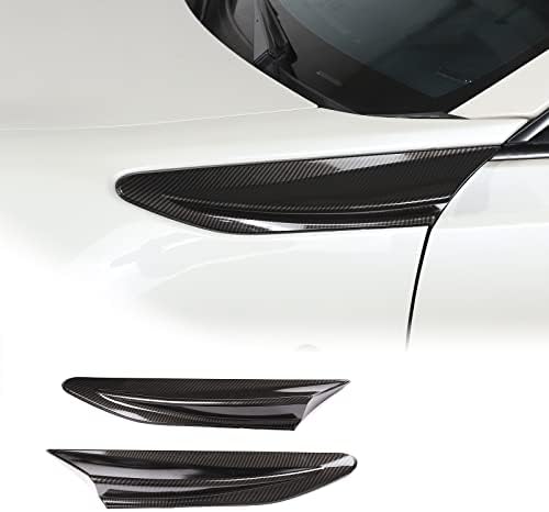 ABS Chrome Side Fender Air Vent de ventilação Tampa para Subaru Brz Toyota 86 2013-2021 Conjunto de Acessórios de 2pcs