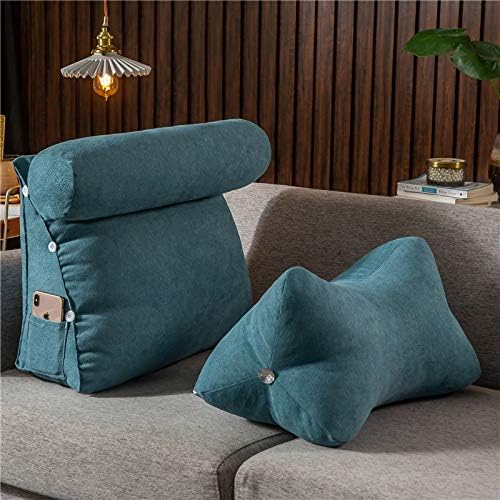 Almofada de cadeira de cabeceira PDGJG Pillow grande para o backrest para apoio lombar para o sofá -sofá de escritório Decoração de casa