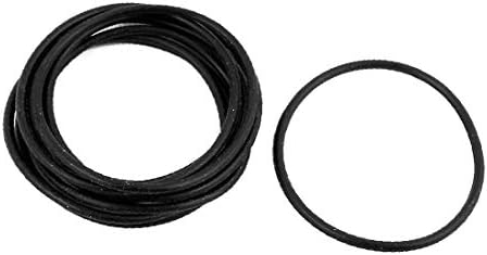 X-dree 10pcs 43mm x 1,9 mm de borracha o anel de vedação resistente ao calor NBr ilhós preto (10pcs 43 mm x 1,9 mm O-rings