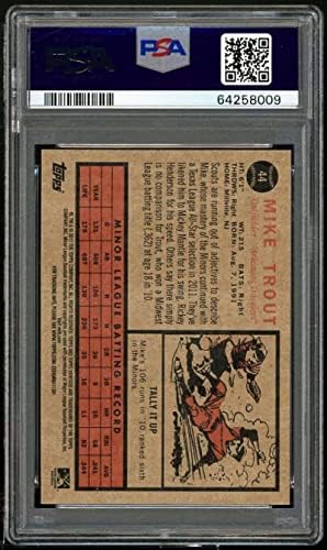 Mike Trout Rookie Card 2011 Topps Heritage Minor League Edition #44 PSA 10