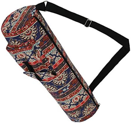 Inoomp impressa Bolsa de ioga de ioga de ioga bolsa de armazenamento de bolsas esportivas de cordão de cordão para esportes de ginástica em casa