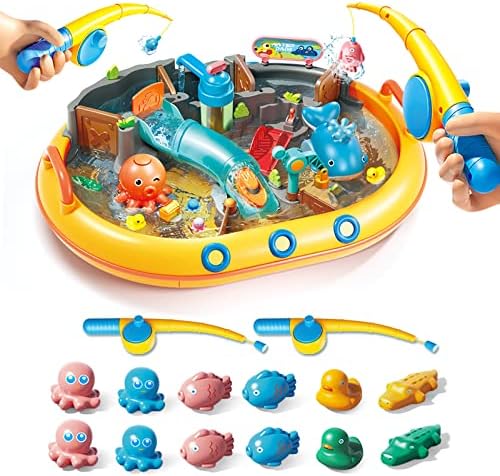 Sethland Splash Water Table com slide, brinquedos de lençóis para crianças para crianças, brinquedos de banho de