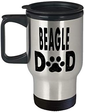 Howdy swag beagle pai viaje caneca de café para dono de cachorro