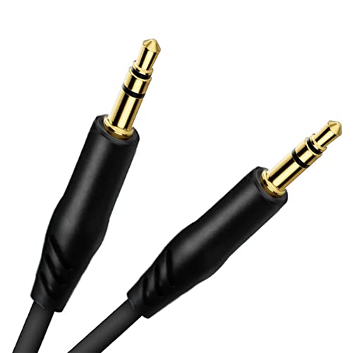 Targeal 3,5 mm de cabo auxiliar de áudio, extensão de extensão para extensão masculina, compatível com fones de ouvido,