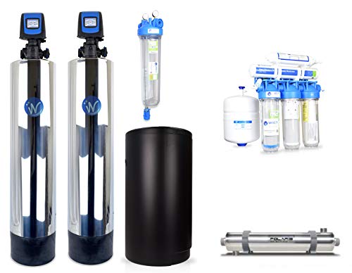 WECO COMP-1252 Complete o sistema de tratamento de água da cidade inteira com amaciador de água, condicionador, sistema de desinfecção UV e sistema de água potável ro