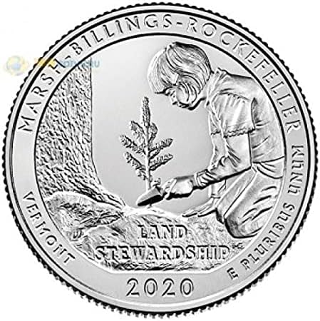 Parque Nacional dos EUA 2020 54th D Lowfeller National Historical Park Memorial Coincin Collection Coin Comemoration