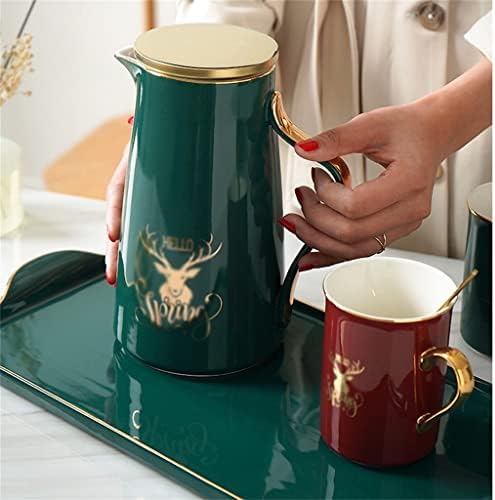 Zlxdp Drinking Cup Set Ceramic Home Room Hospitality Hospitals Tea Cup Kettle Copo de copo de copo da família Presentes