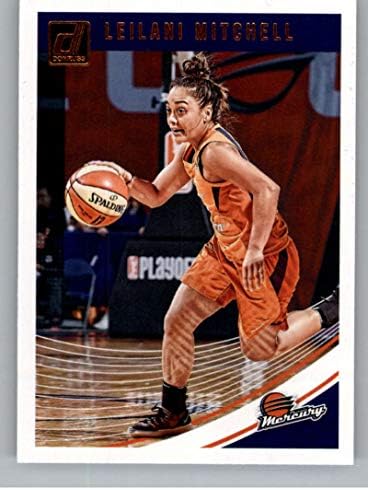 2019 Donruss WNBA Basketball 67 Leilani Mitchell Phoenix Mercury Official WNBA Cartão de negociação da Panini America