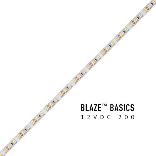 Diodo LED Blaze ™ Basics 200 Localização úmida Luz de tira 12V 3000k 100ft 2,93/ft spool