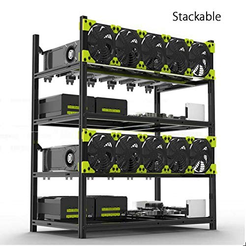 Veddha 6 GPU Alumínio de mineração ao ar livre