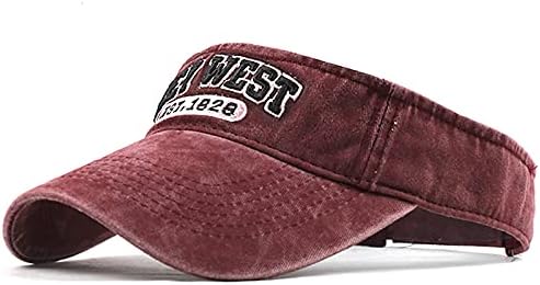 Bordado ajustável Capra de lona vazia Capace de chapéu ao ar livre Viseira Top lavado UNISSISEX Baseball Caps Visor Color