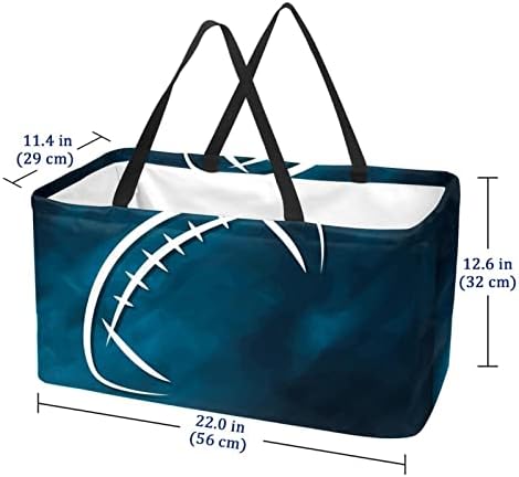 Reutiling Shopping Shopping Football American Futebol portátil Dobring Picnic Grocery Bags Rapaz