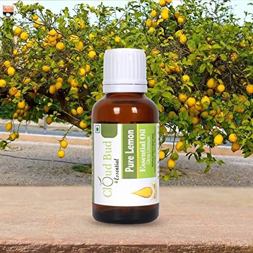 Oil de limão de limão puro de nuvem 5ml - citrus limonum